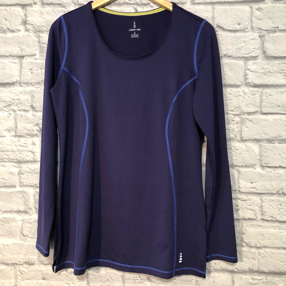 Lands End long sleeve activewear tunic